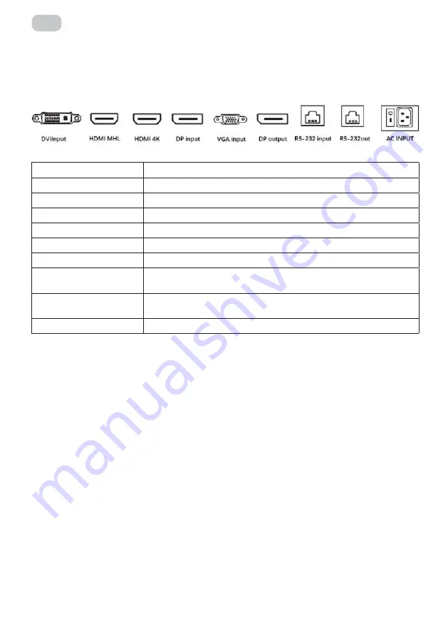 2E VE55L-A User Manual Download Page 8