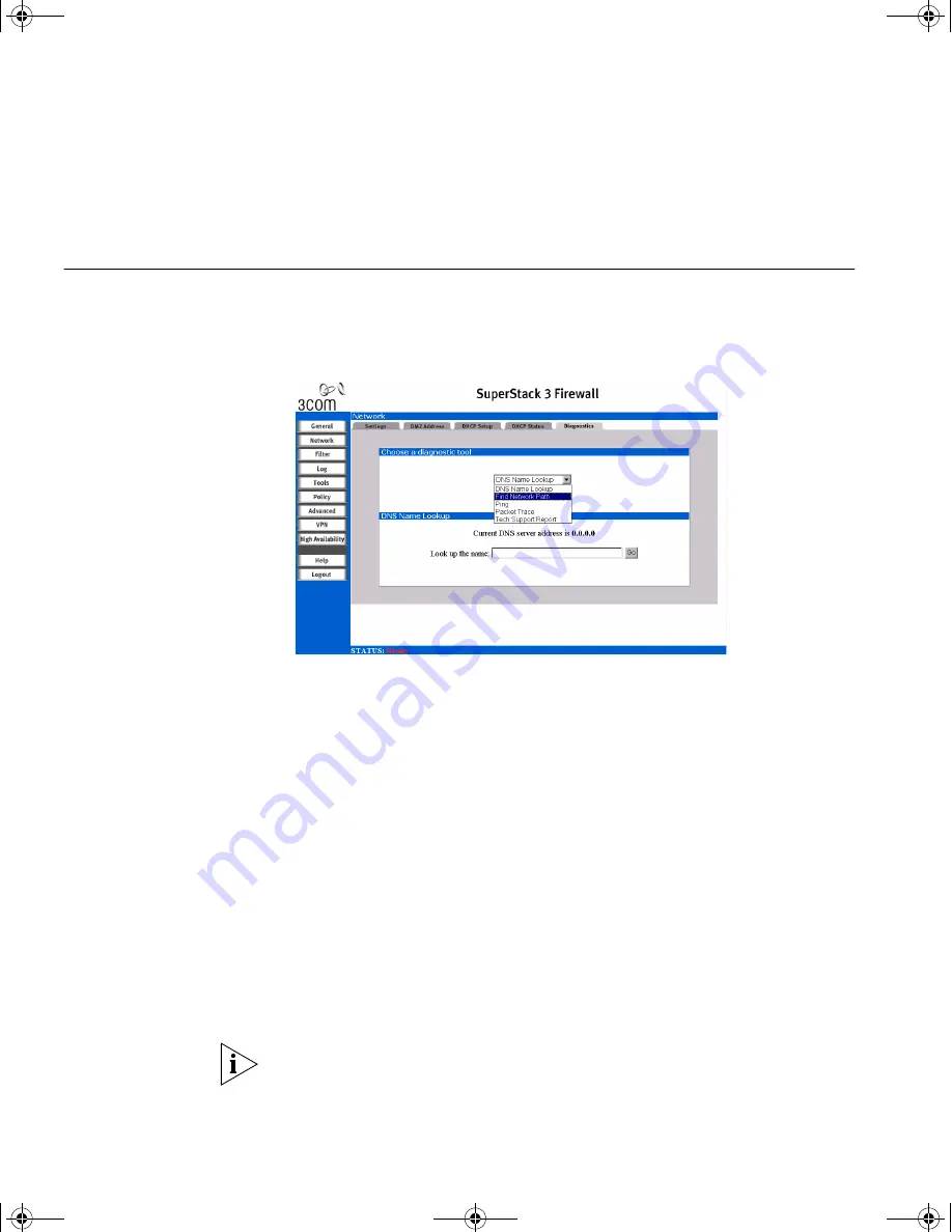 3Com SUPERSTACK 3CR16110-95 User Manual Download Page 64