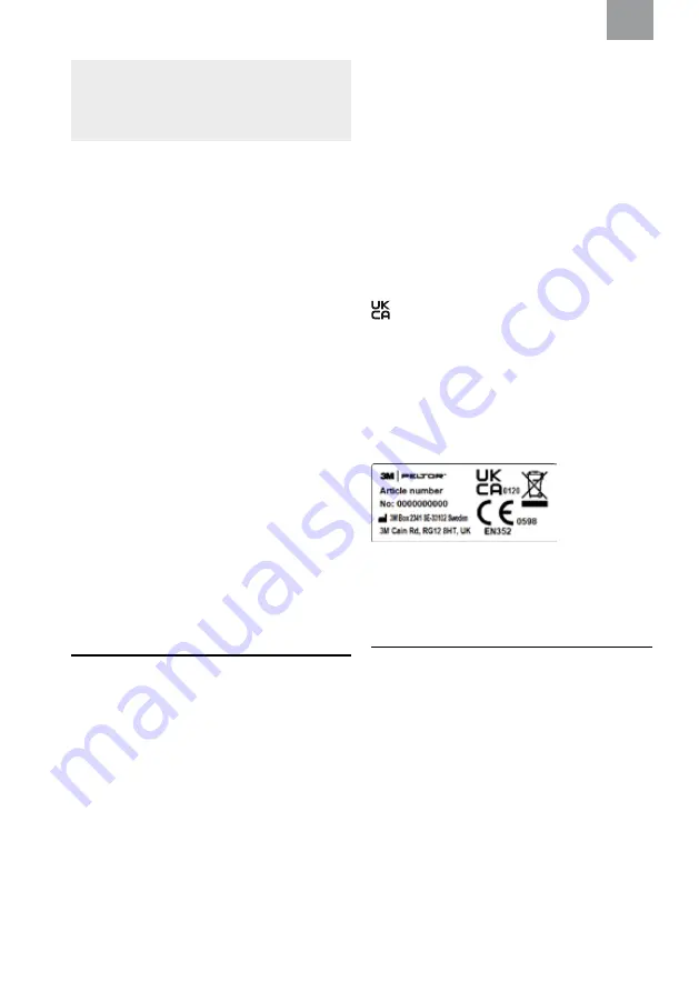 3M PELTOR LiteCom Instructions Manual Download Page 97