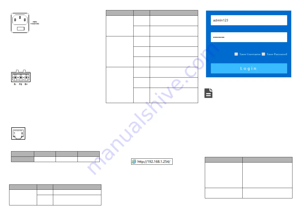 3onedata ICS5400 Series Quick Installation Manual Download Page 3