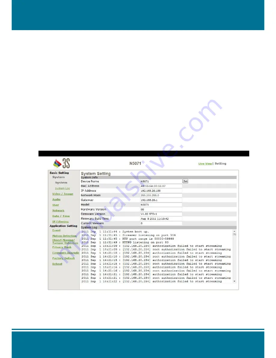 3Svision N5071 Скачать руководство пользователя страница 39