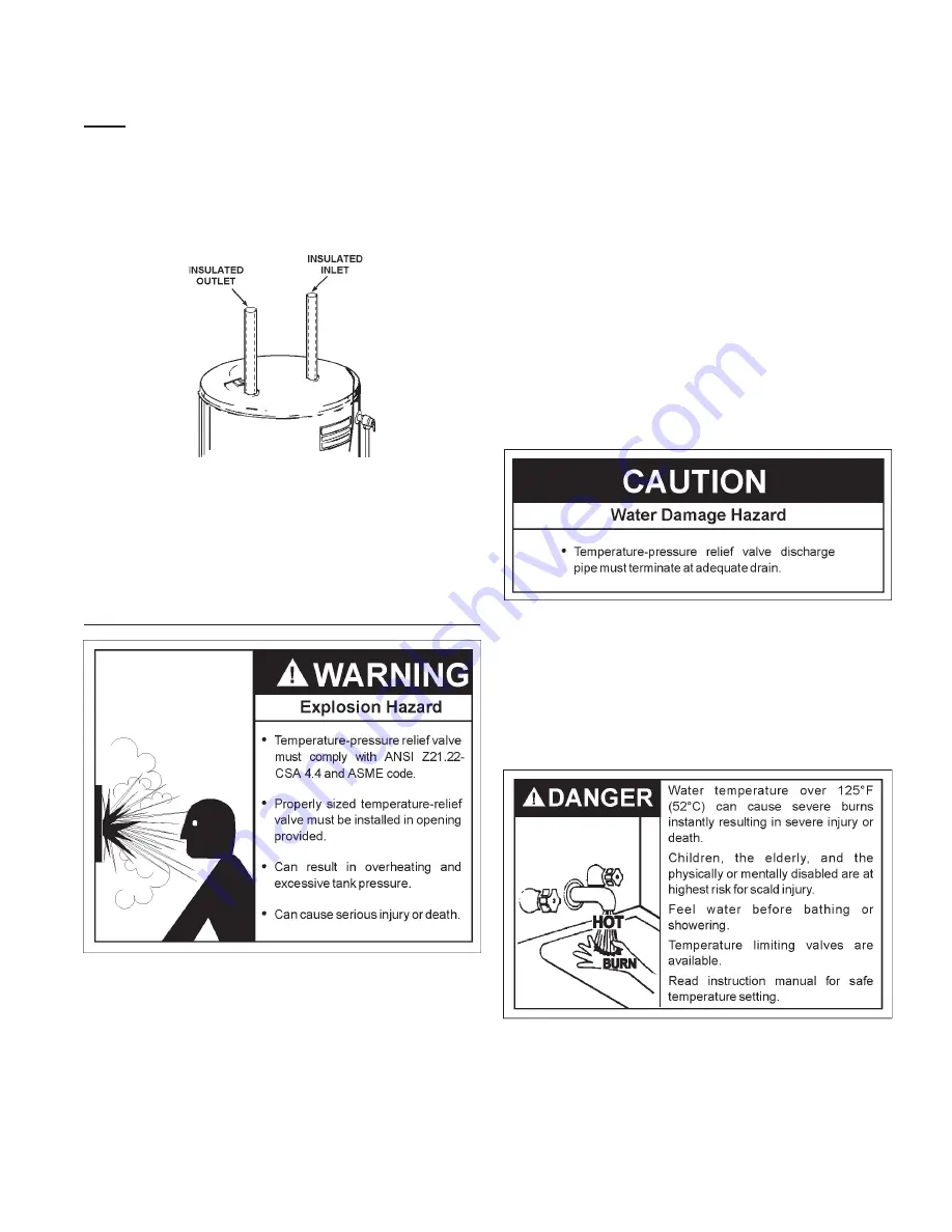 A.O. Smith RESIDENTIAL GAS WATER HEATER Скачать руководство пользователя страница 13