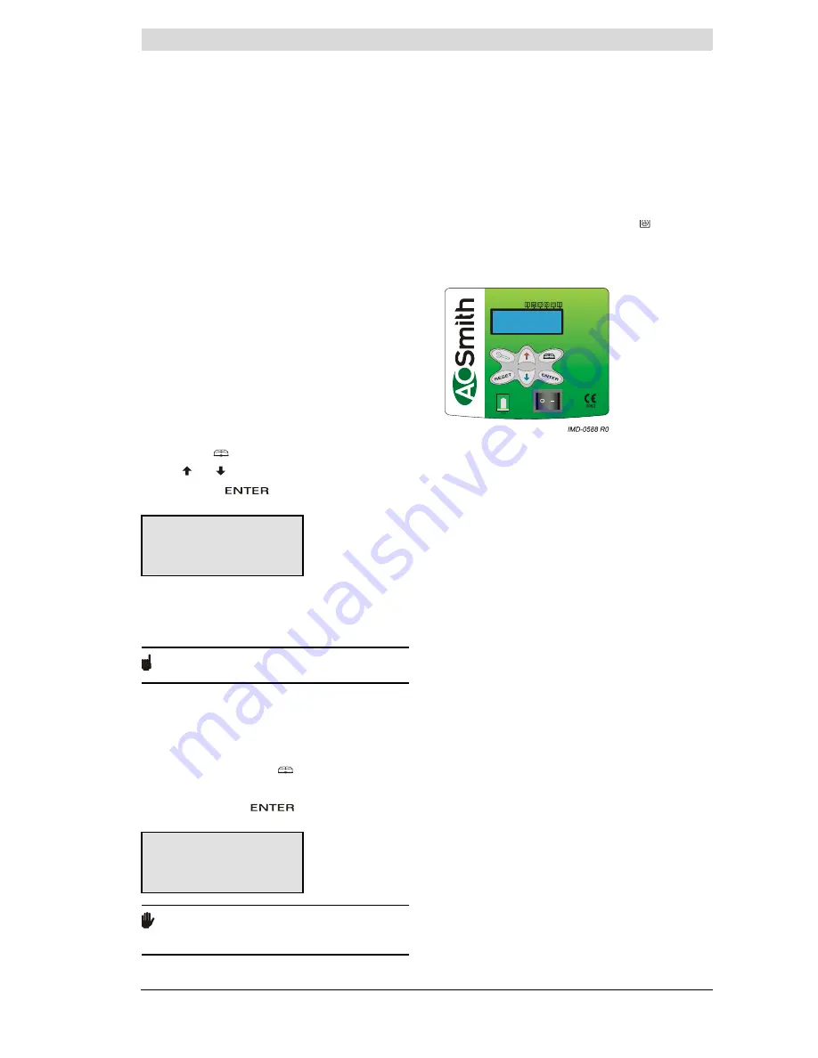 A.O. Smith SGS - 100 Installation & Service Manual Download Page 61