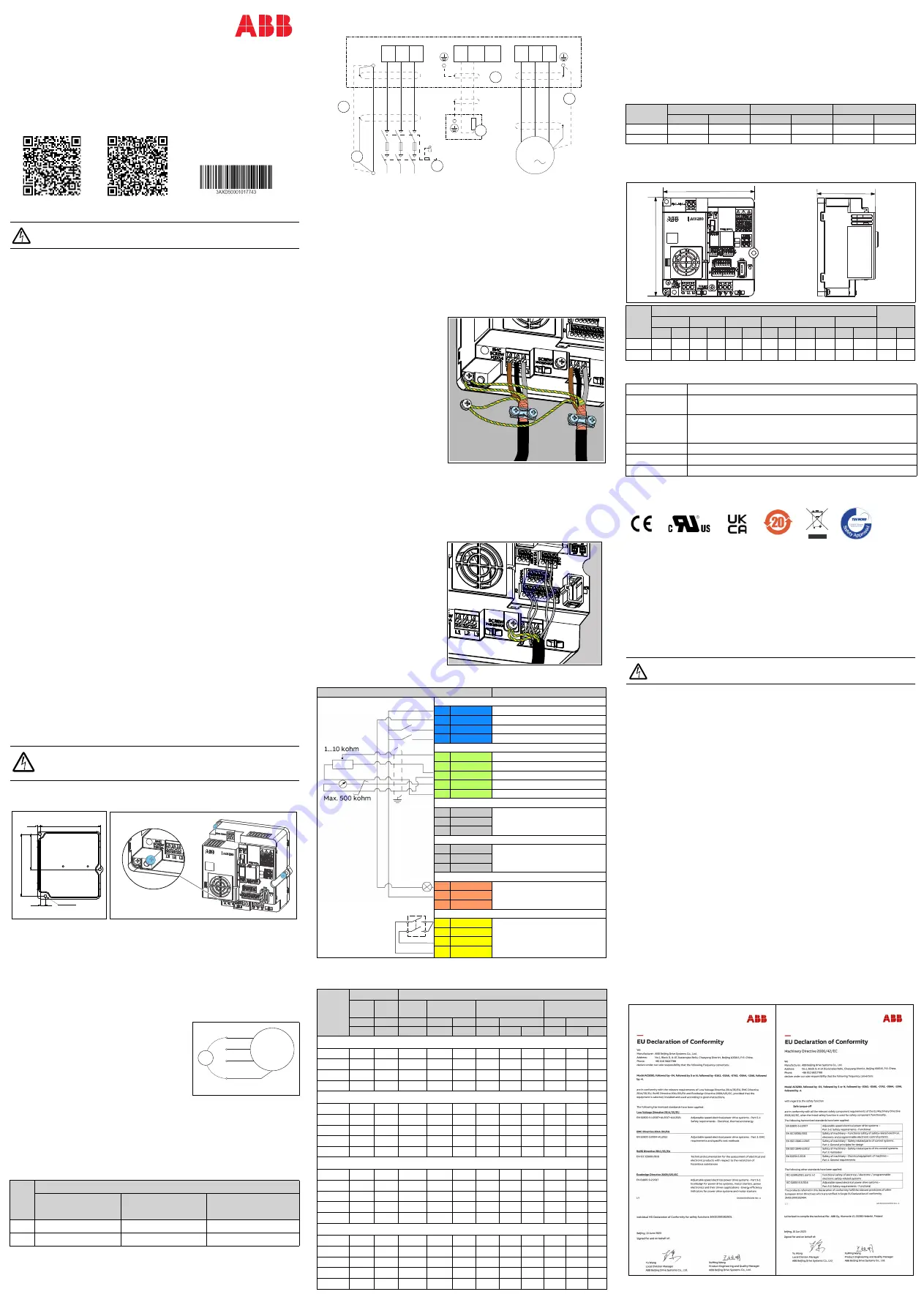 ABB ACS280 Скачать руководство пользователя страница 2