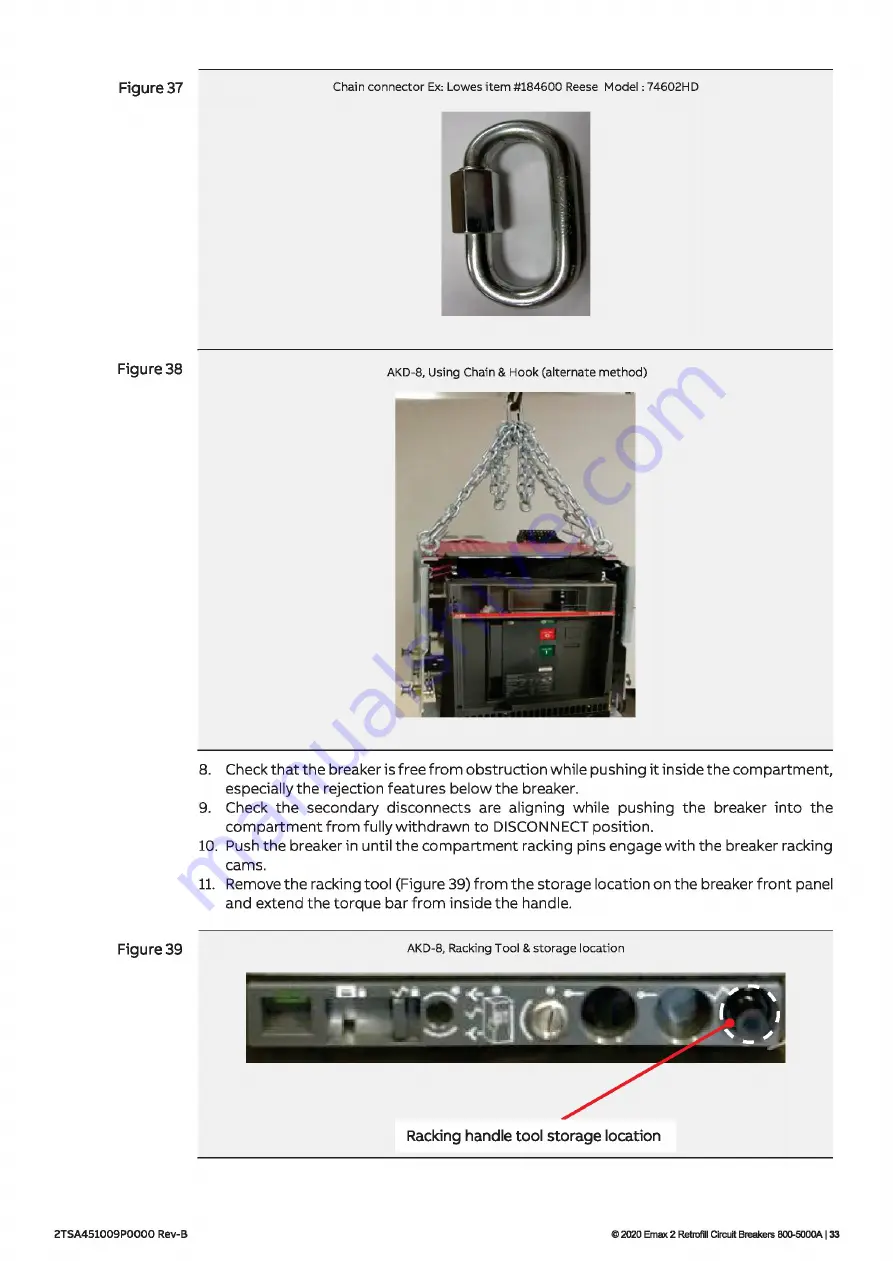 ABB AKR30S-800A Скачать руководство пользователя страница 33