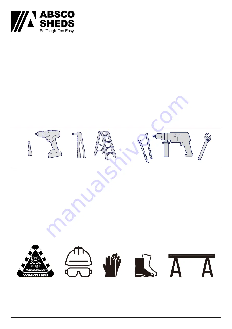 Absco REGENT 30222RK Assembly Instructions Manual Download Page 2