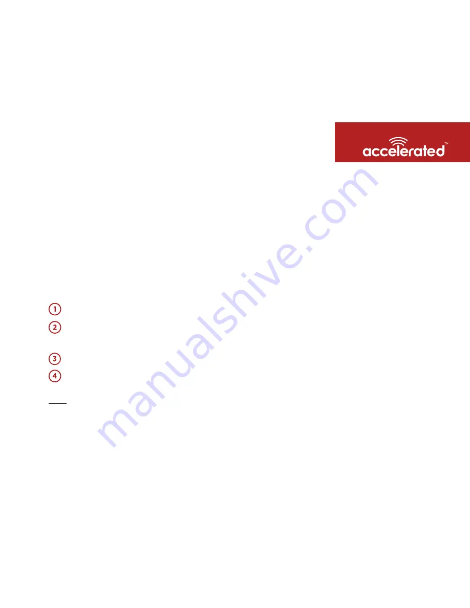 Accelerated 6300-CX User Manual Download Page 16