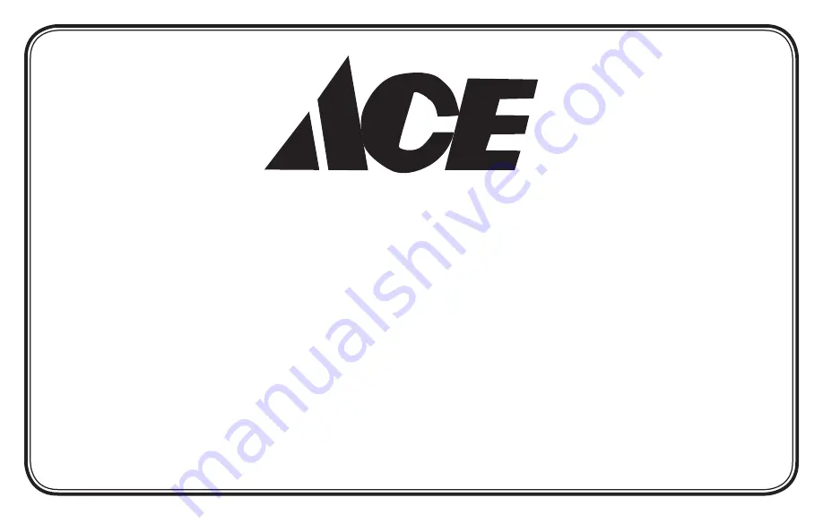 Ace Door User Manual Download Page 1