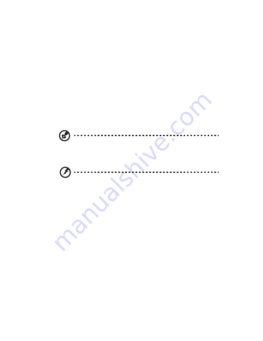 Acer X1110 Series User Manual Download Page 5