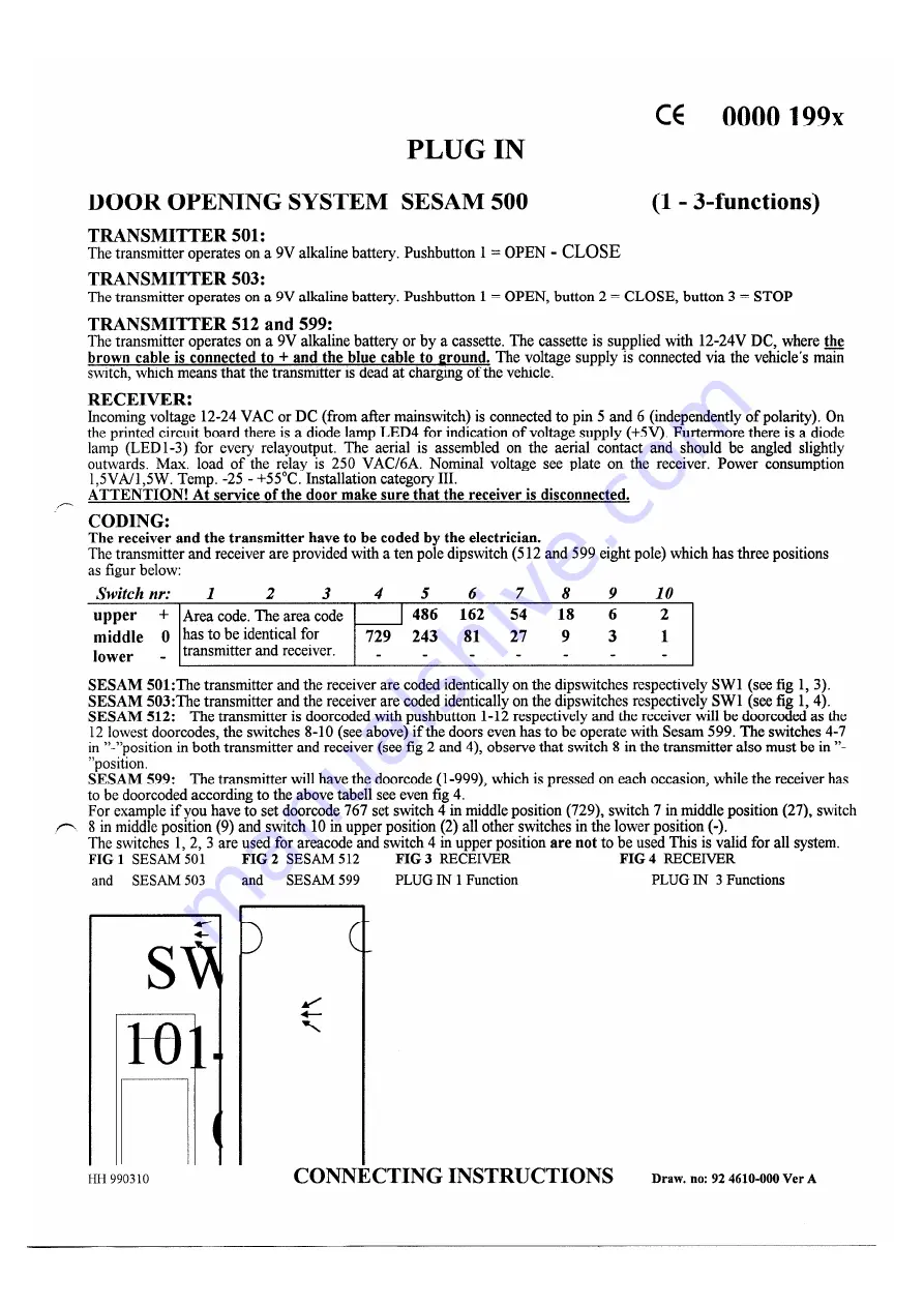 Åkerströms Sesam 500 Technical Manual Download Page 5