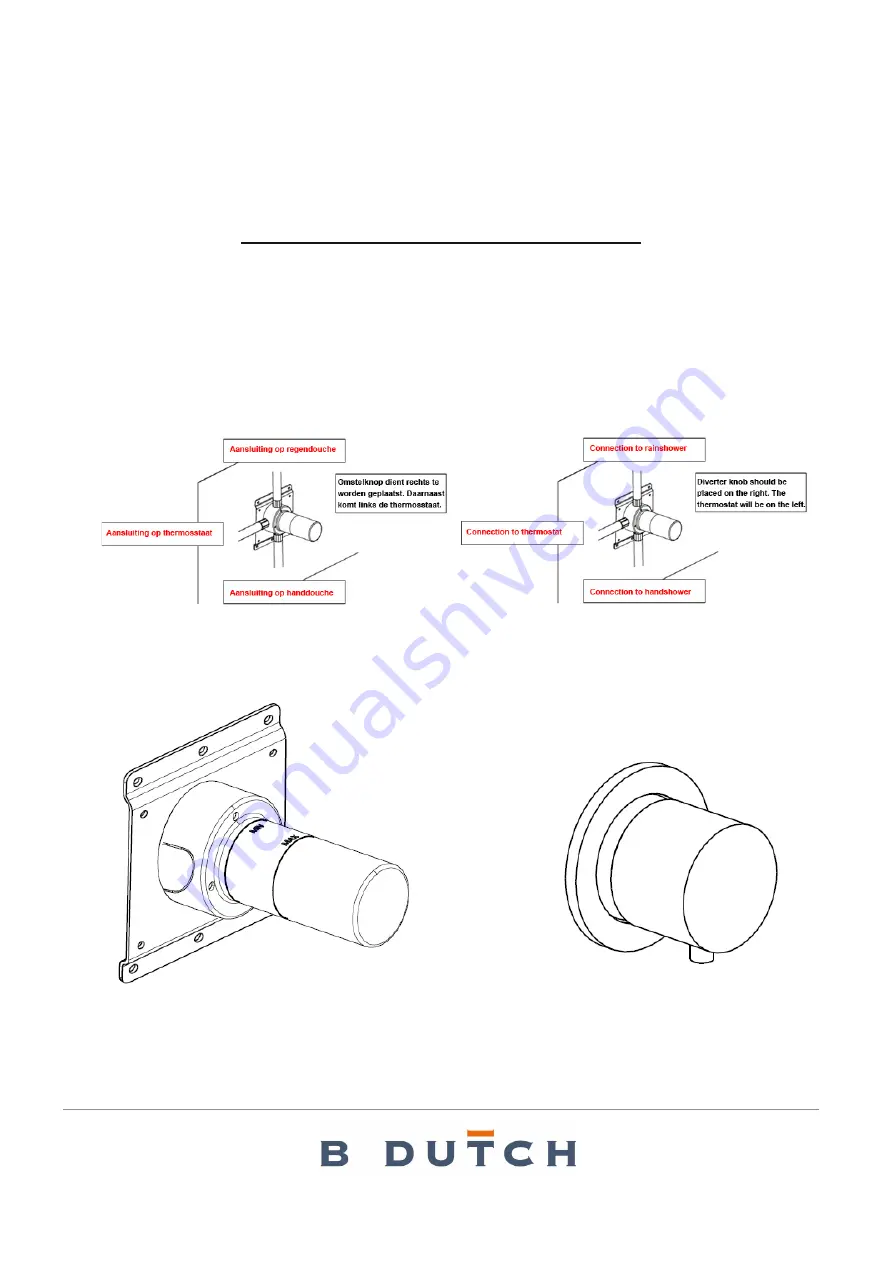 B DUTCH BD700.000045 Installation Manual Download Page 1