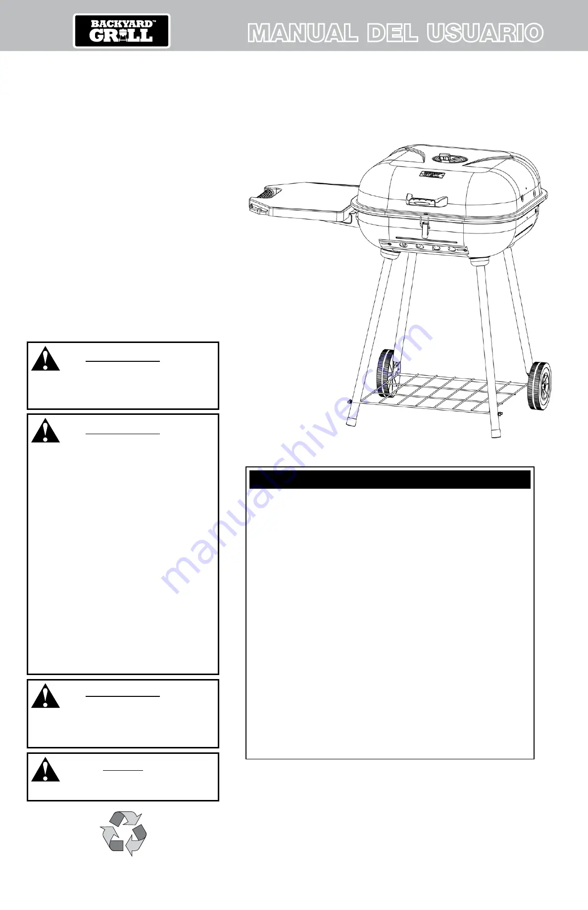 BackyardGrill CBC911W Скачать руководство пользователя страница 9