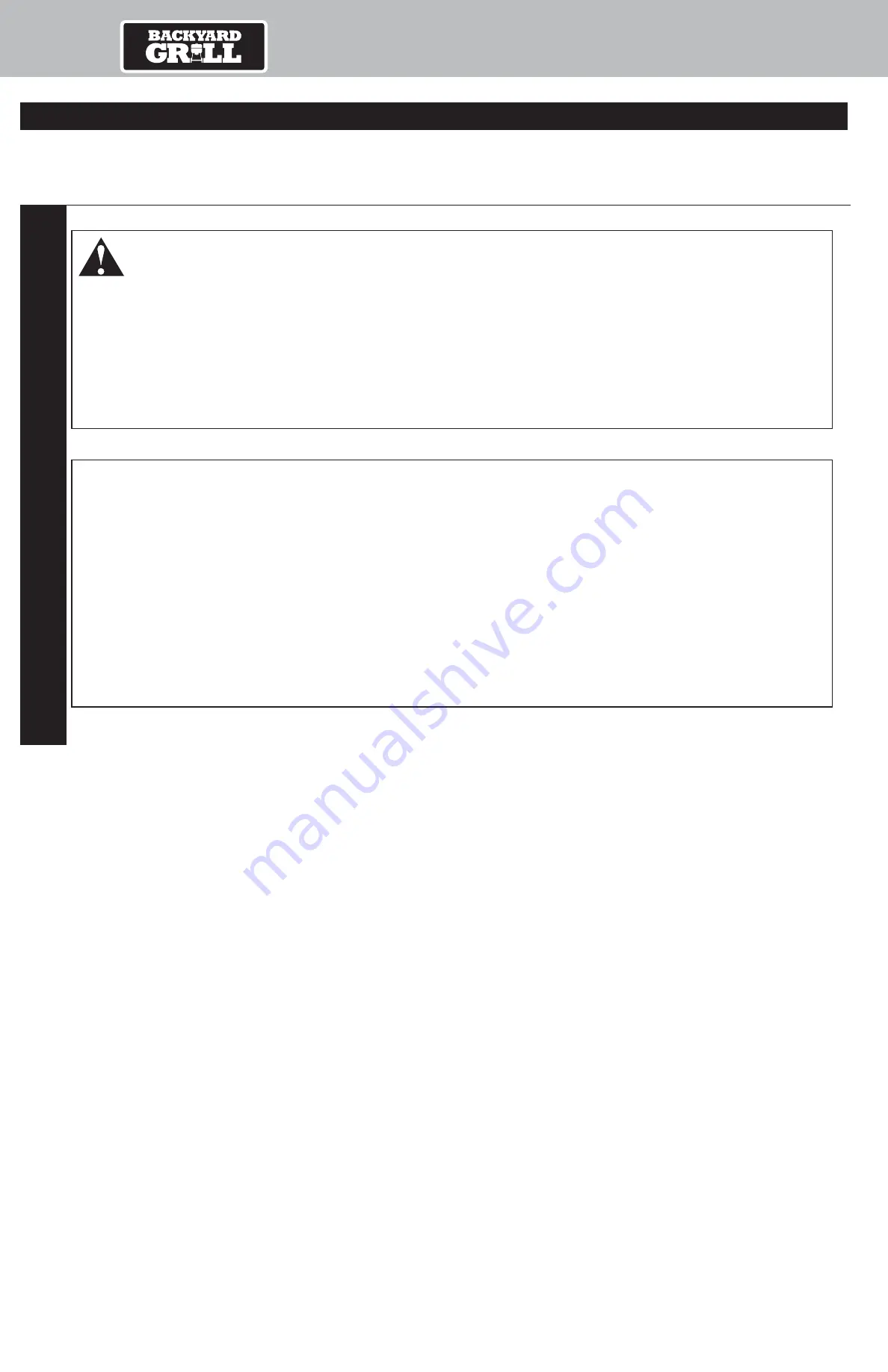 BackyardGrill GBC1646WSD-C Instructions Manual Download Page 6