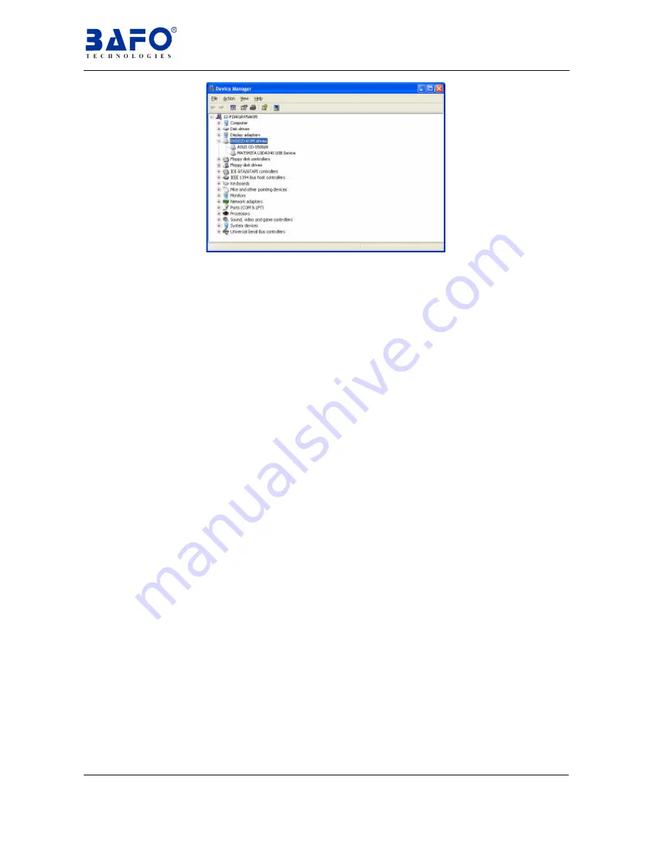 Bafo USB 2.0 User Manual Download Page 12