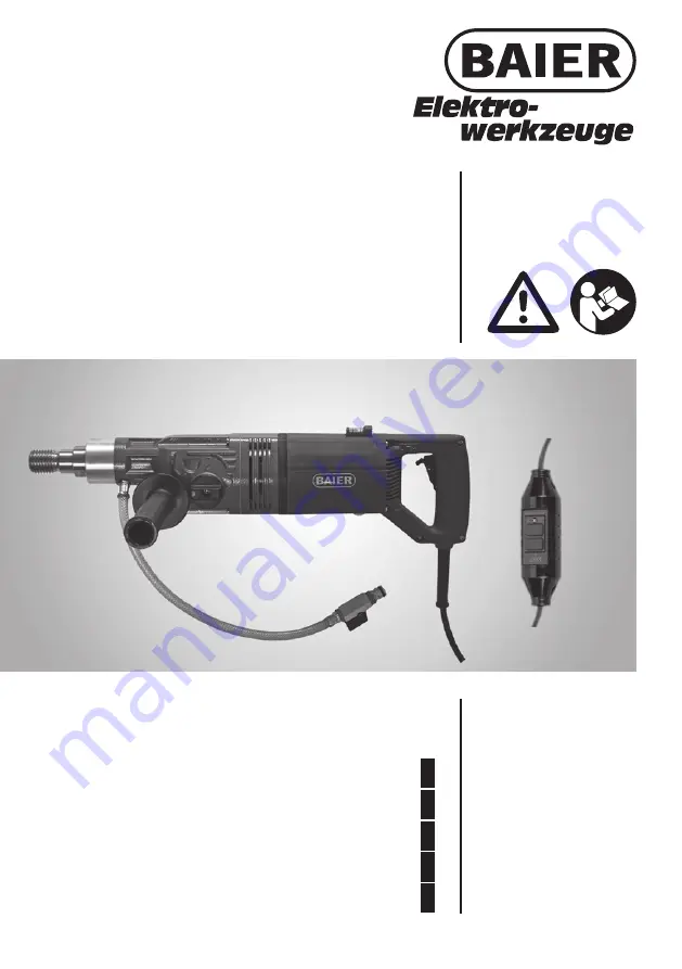 Baier Elektrowerkzeuge BDB 819 Скачать руководство пользователя страница 1