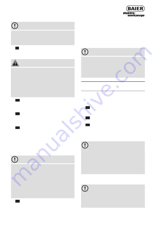 Baier Elektrowerkzeuge BDB 819 Скачать руководство пользователя страница 65