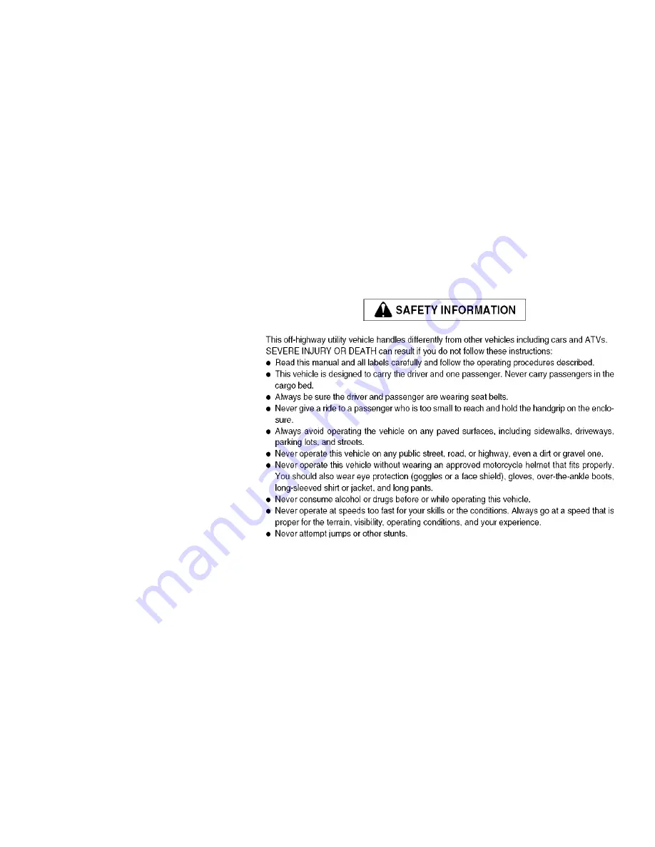 Baja motorsports 700 Manual Download Page 16