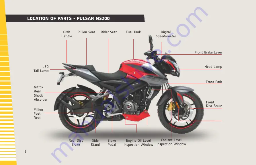 Bajaj Pulsar RS200 BS VI Owner'S Manual Download Page 10