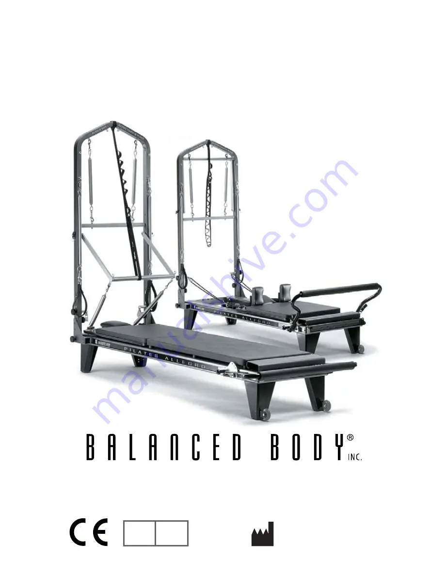 Balanced Body Allegro Скачать руководство пользователя страница 1