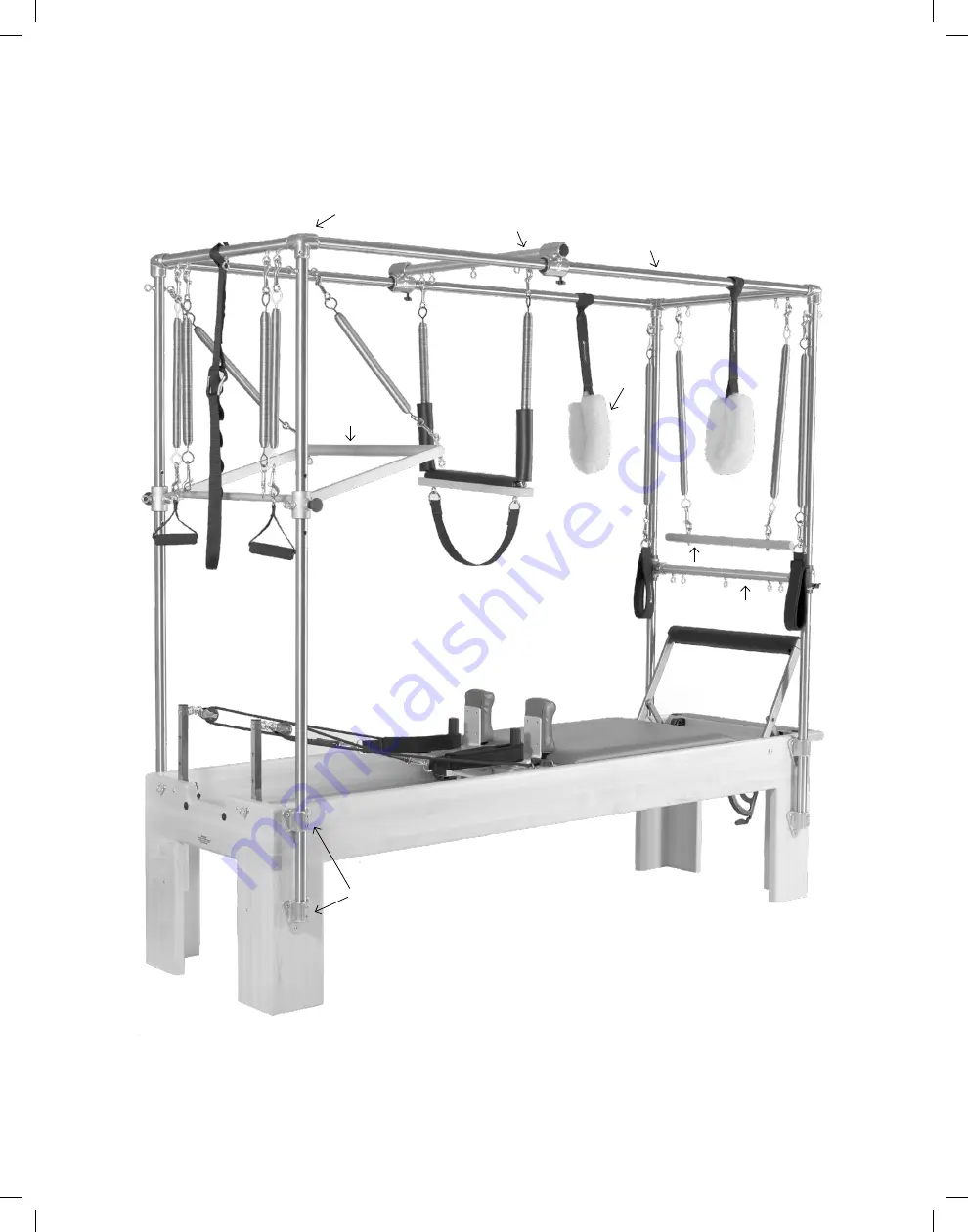 Balanced Body Reformer Trapeze Combination Manual Download Page 7