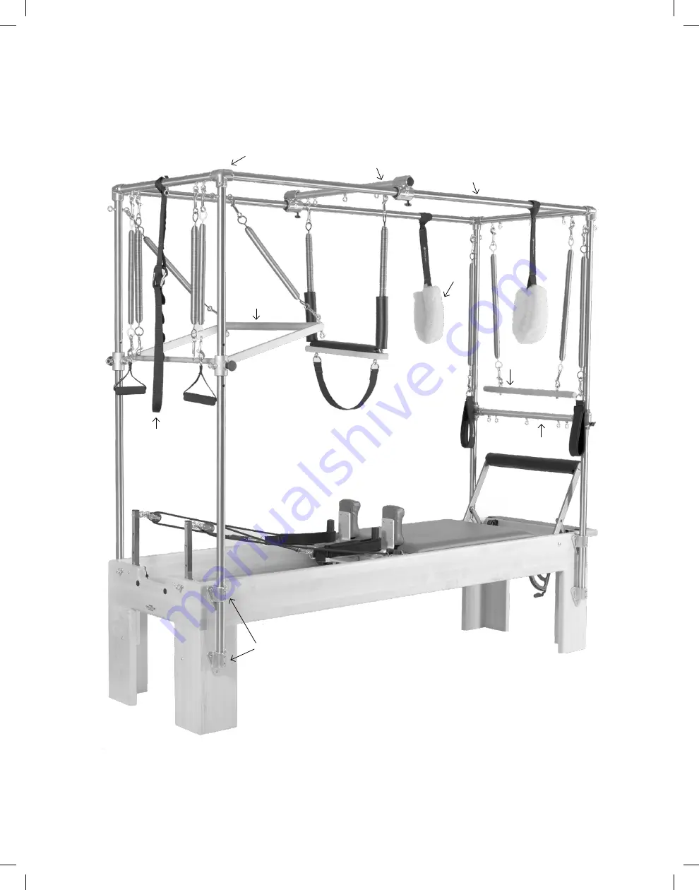 Balanced Body Reformer Trapeze Combination Manual Download Page 41