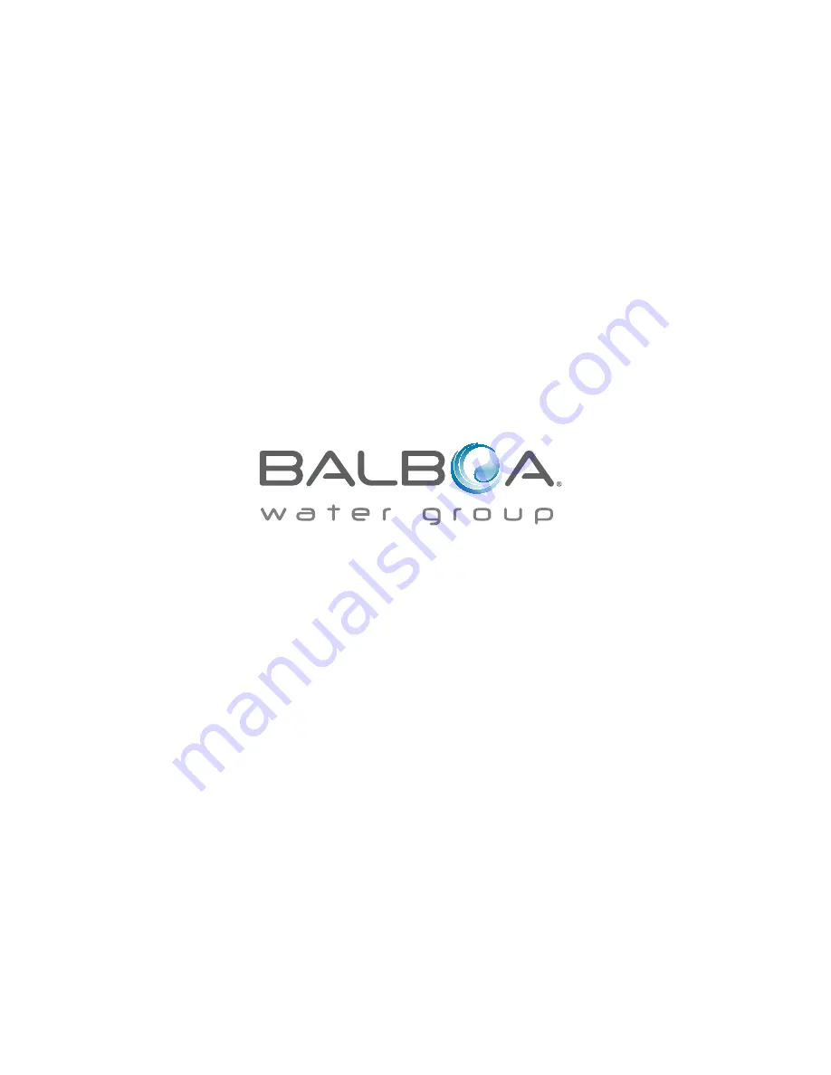 Balboa Water Group BP500 Troubleshooting Manual Download Page 88