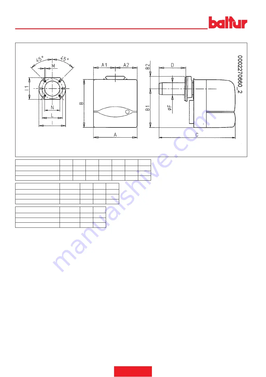 baltur BTL 4P Instruction Manual For Installation, Use And Maintenance Download Page 10