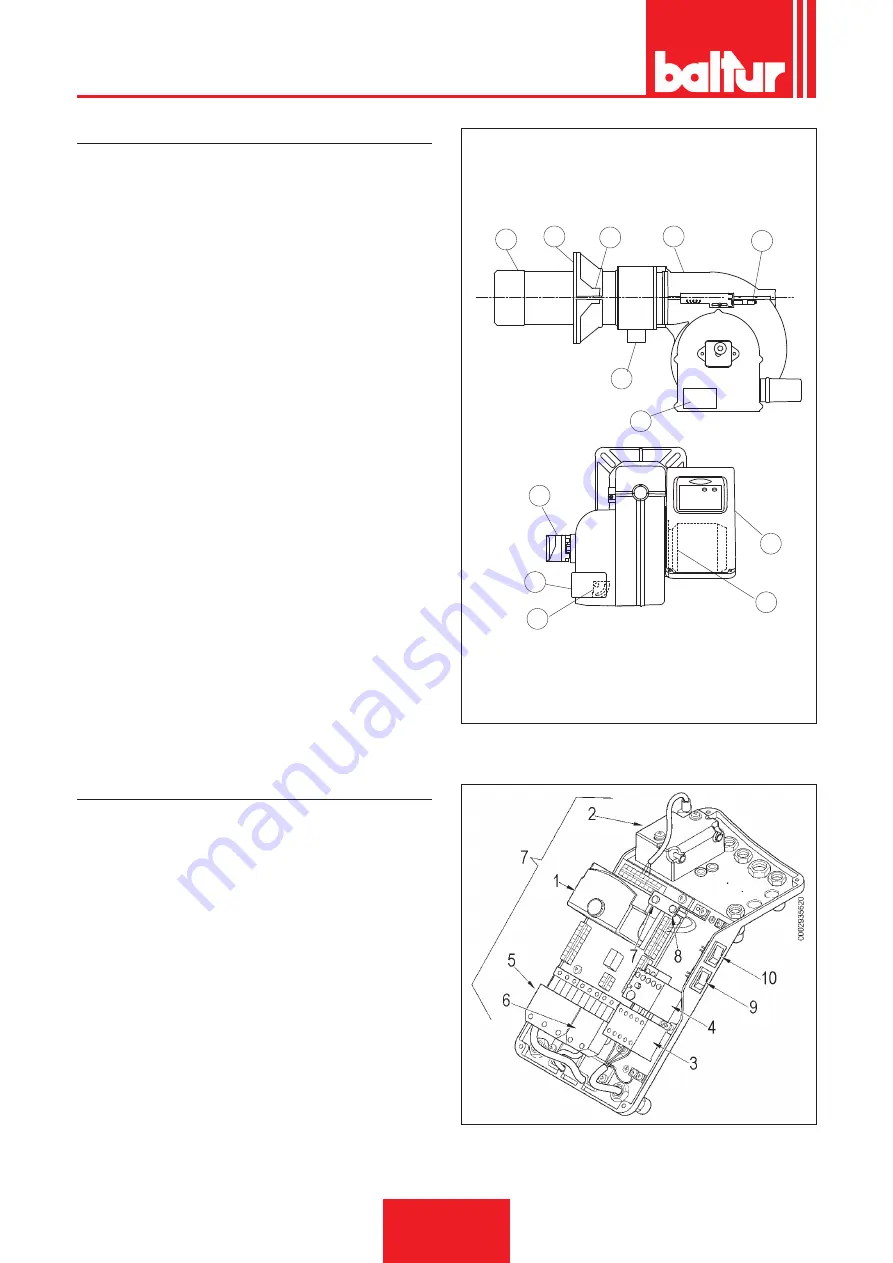 baltur TBG 45 Installation, Use And Maintenance Instruction Manual Download Page 10