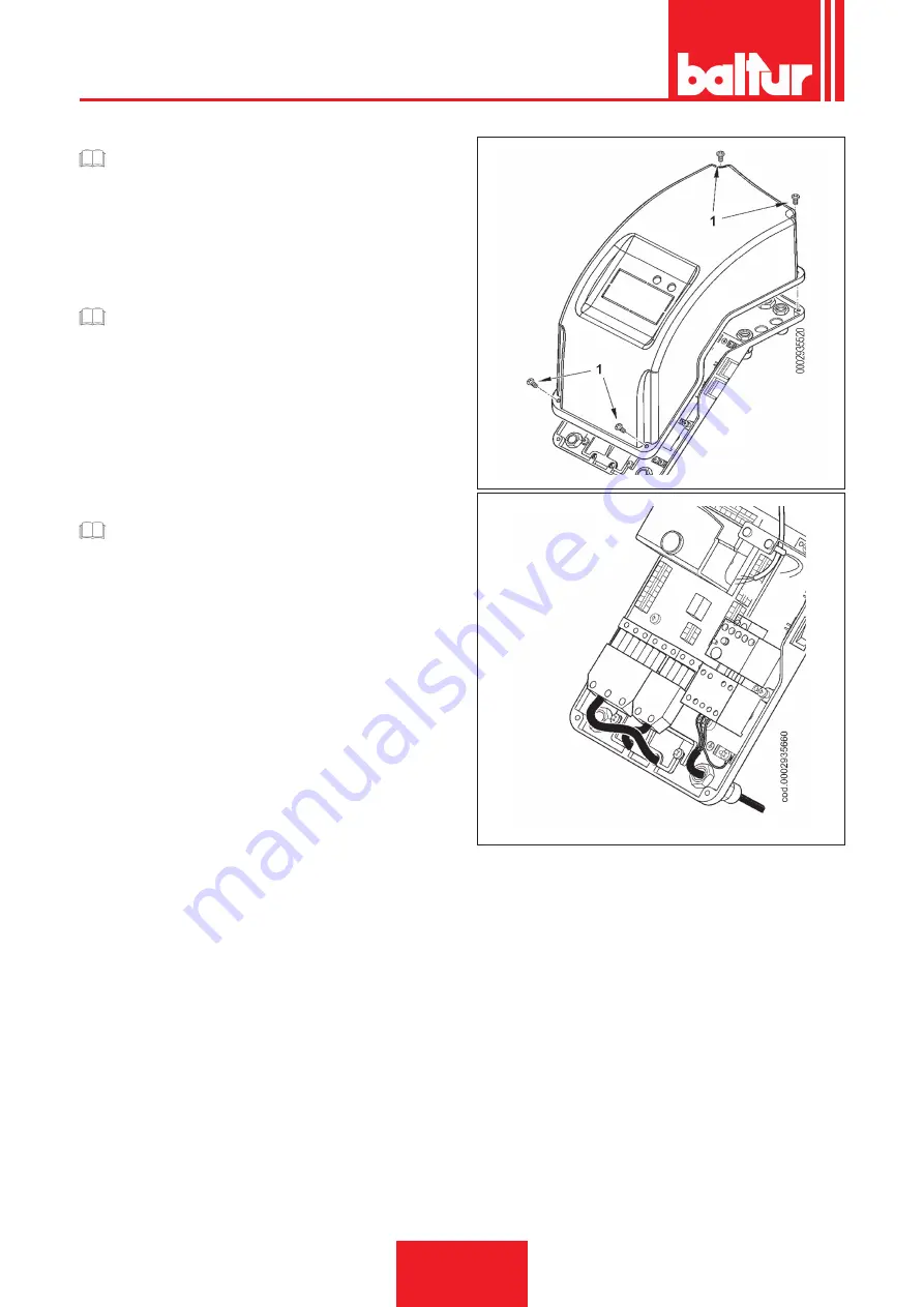 baltur TBG 45 Installation, Use And Maintenance Instruction Manual Download Page 16