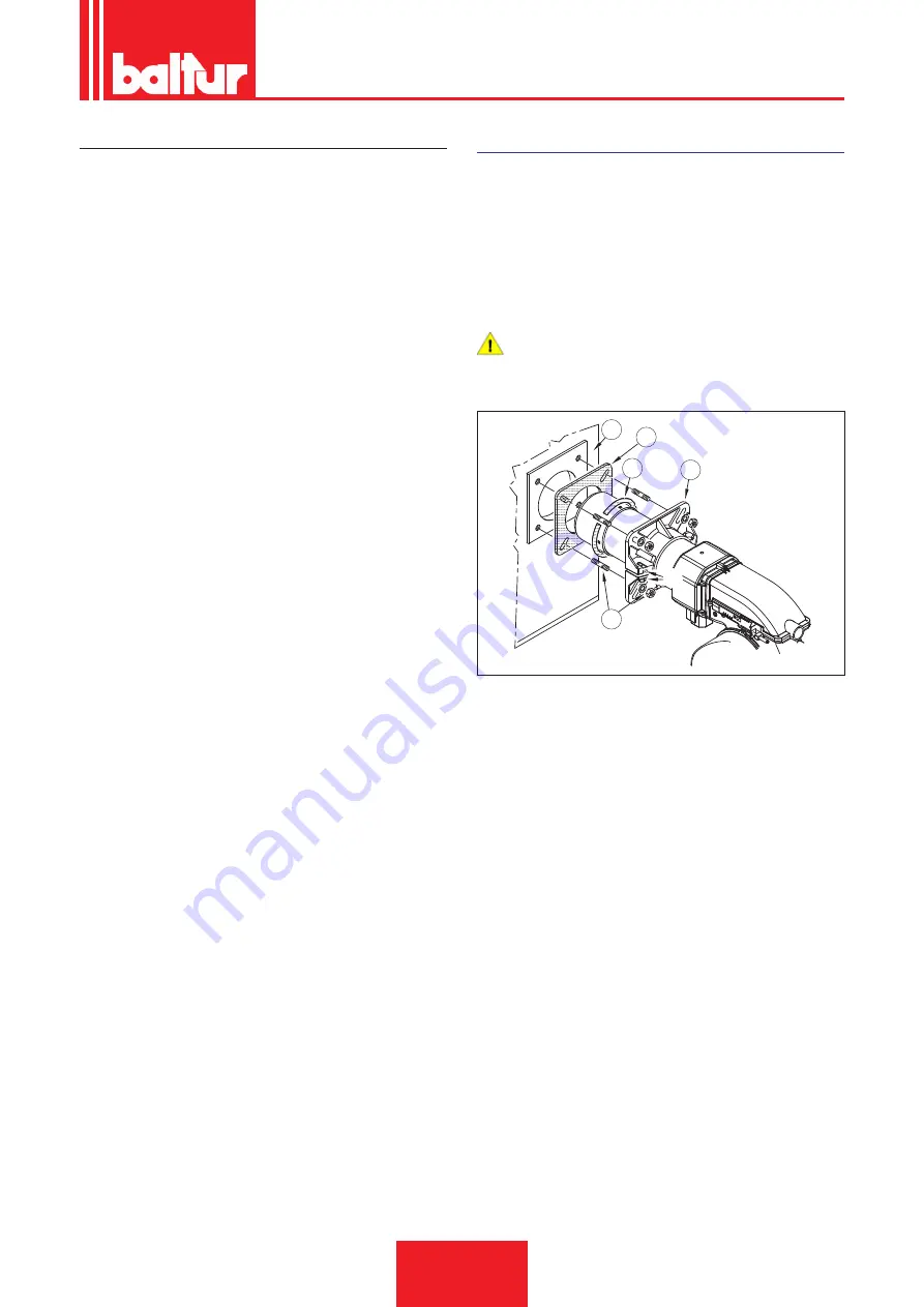 baltur TBG 45 Installation, Use And Maintenance Instruction Manual Download Page 43