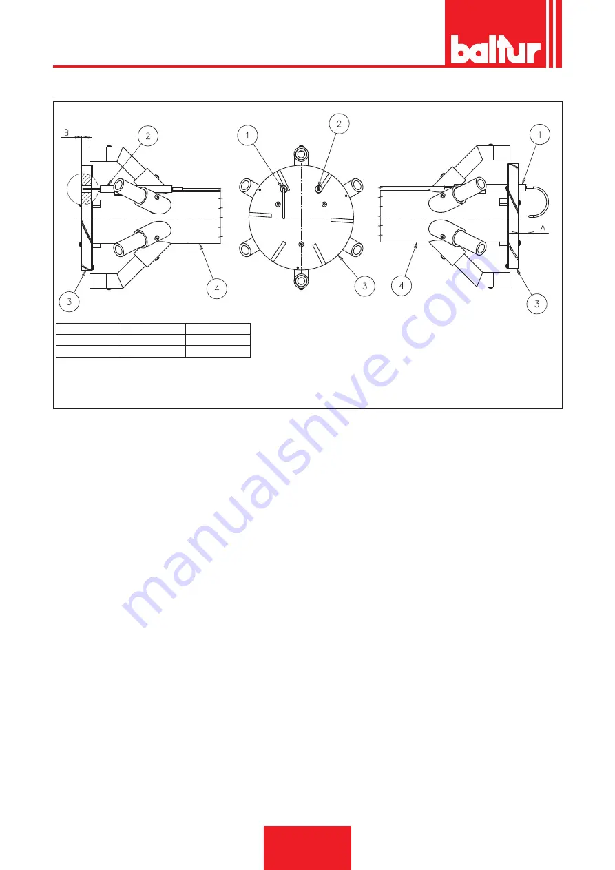 baltur TBG 600 ME Installation, Use And Maintenance Instruction Manual Download Page 20