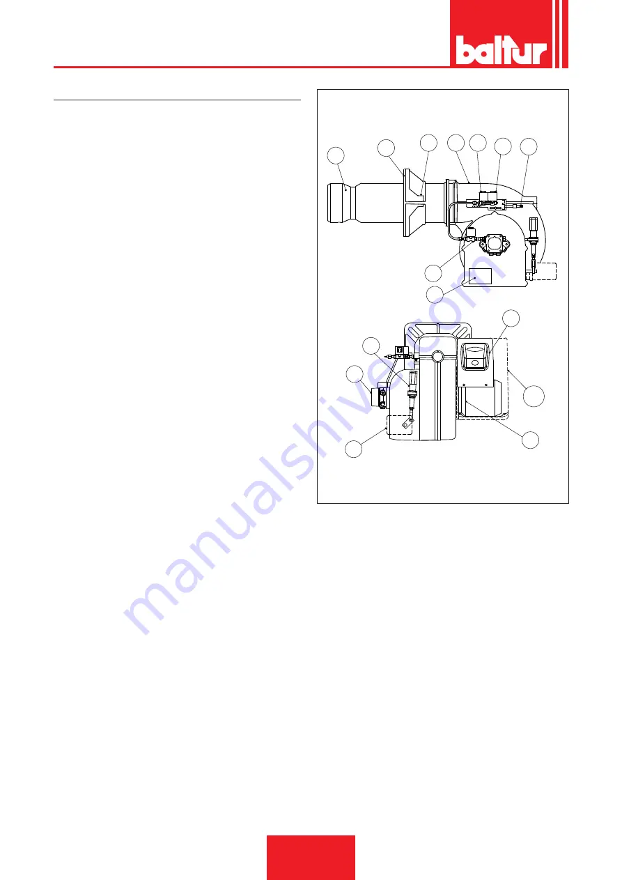 baltur TBL 45P Instruction Manual Download Page 10