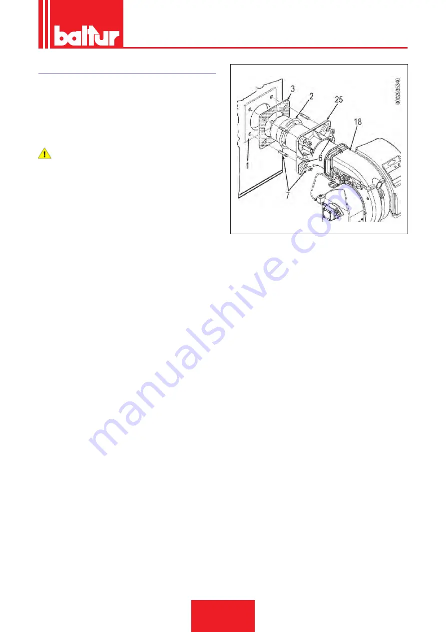 baltur TBL 45P Instruction Manual Download Page 49