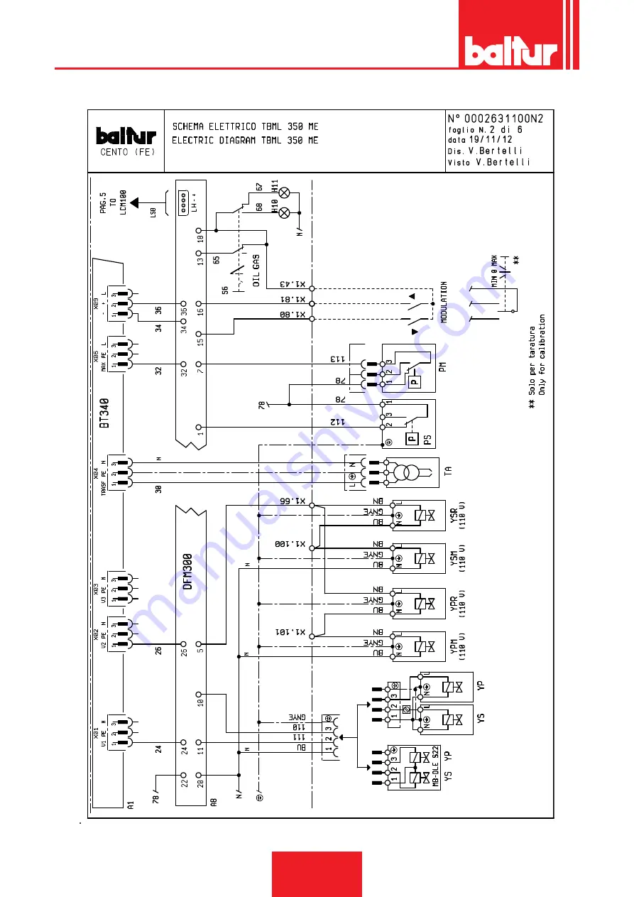 baltur TBML 350 ME Скачать руководство пользователя страница 86