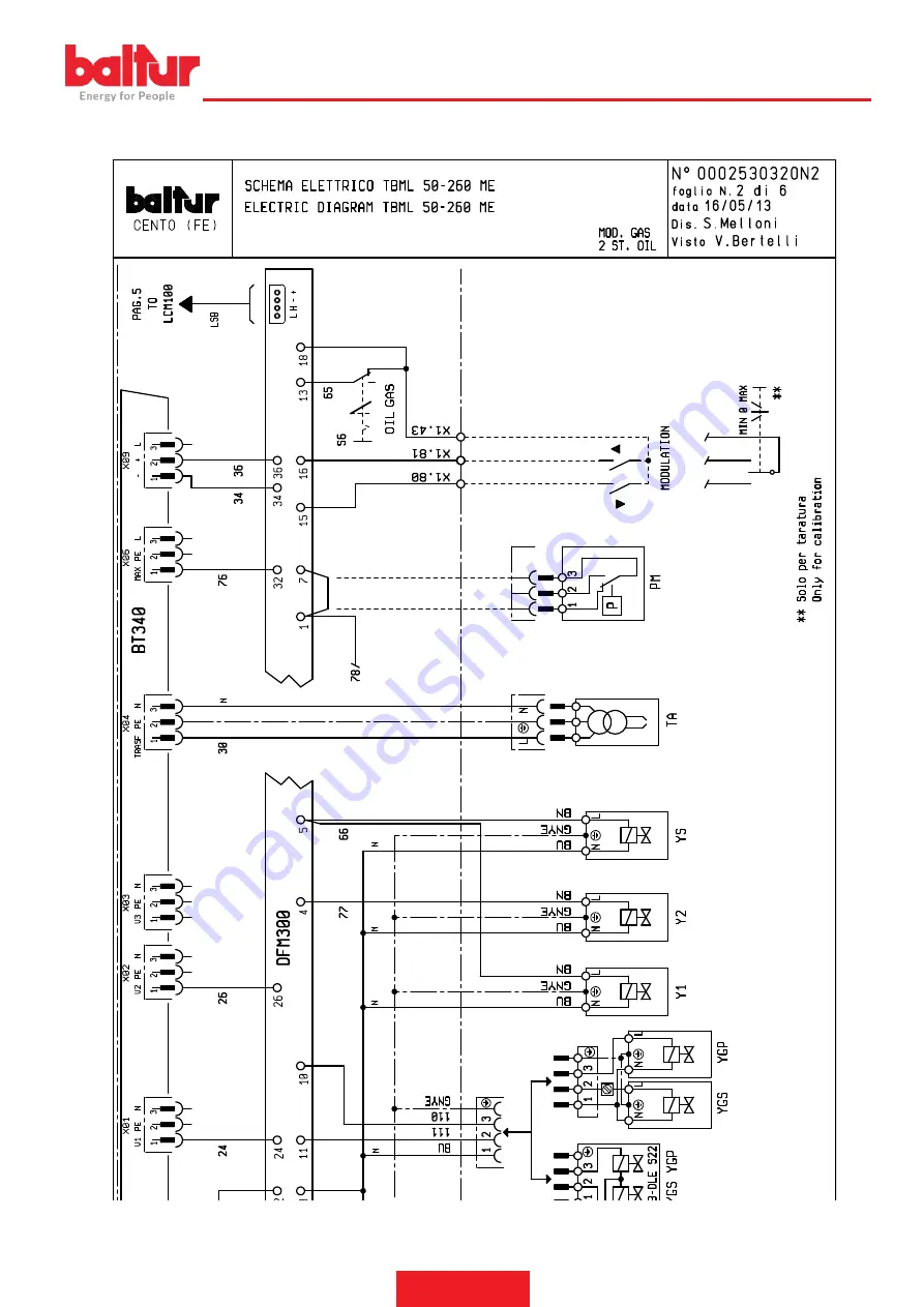 baltur TBML 80 ME Скачать руководство пользователя страница 45