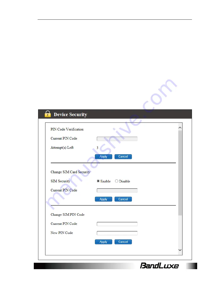 BandLuxe P530 Series User Manual Download Page 29