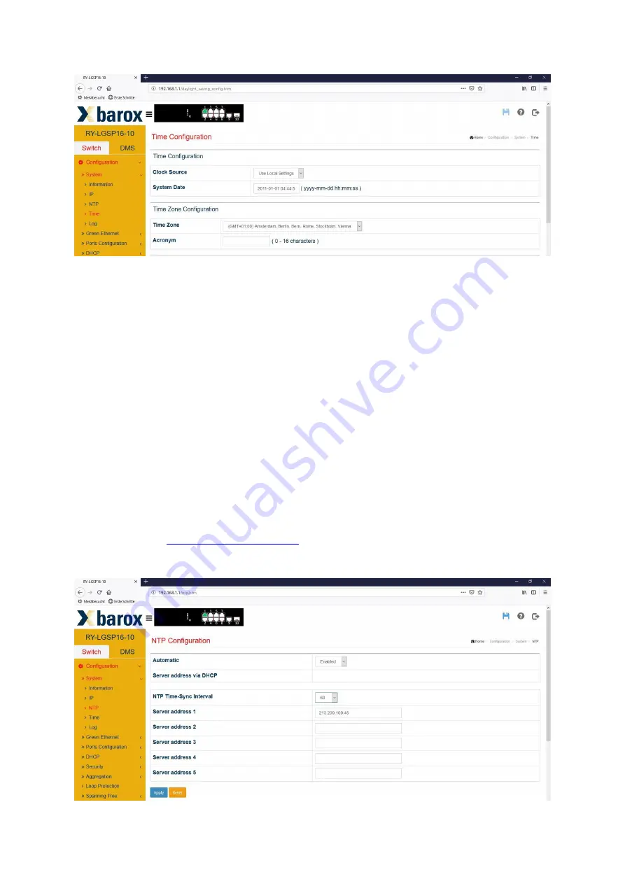 Barox L Series Operating Instructions Manual Download Page 10