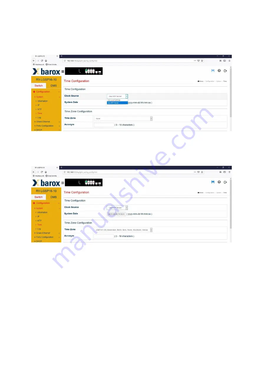 Barox L Series Operating Instructions Manual Download Page 11