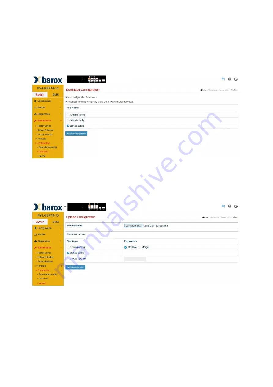 Barox L Series Operating Instructions Manual Download Page 23