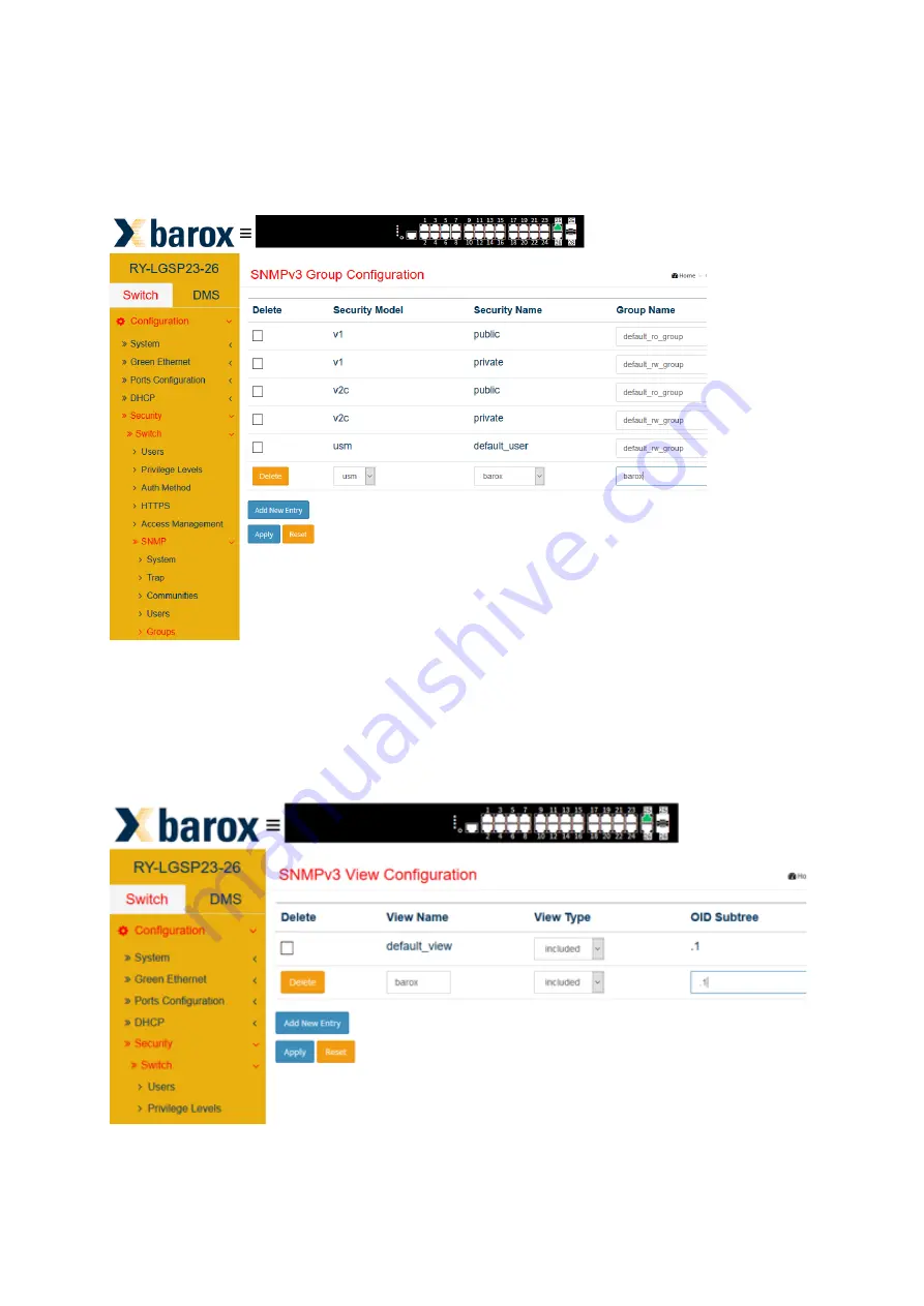 Barox L Series Operating Instructions Manual Download Page 54