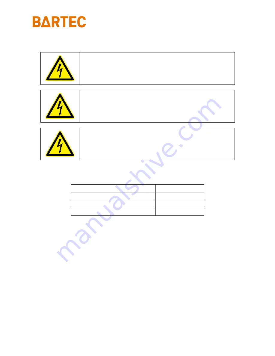 Bartec P-600 Manual Download Page 47