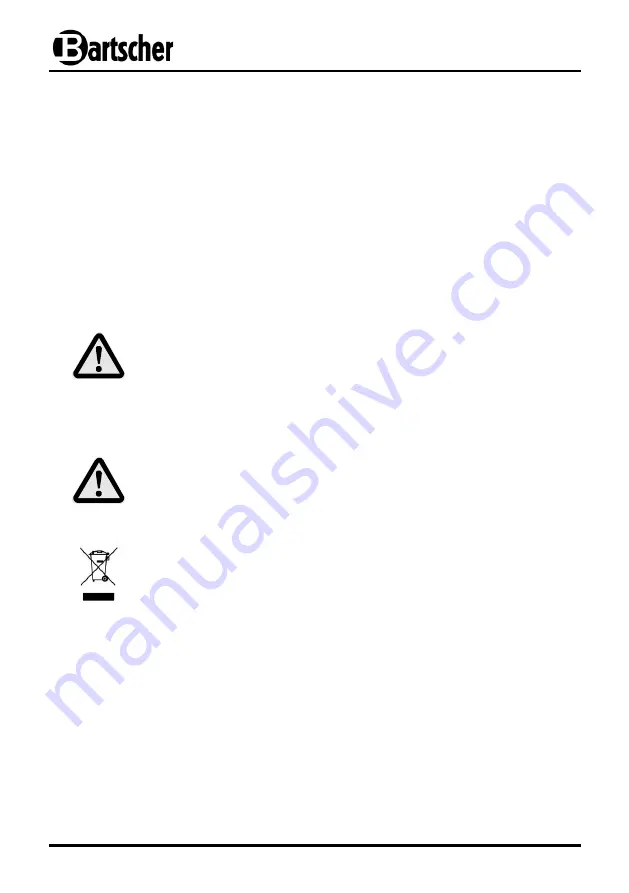 Bartscher GRANDE Manual Download Page 112