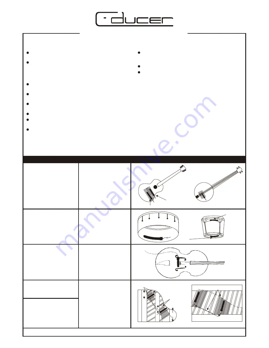 C-ducer LP2 Instructions Download Page 1