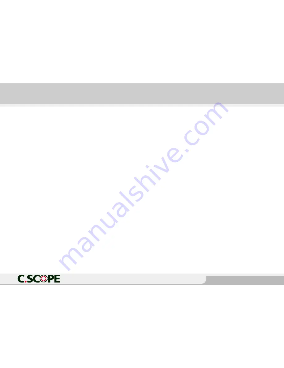 C-SCOPE XD Instruction Manual Download Page 43