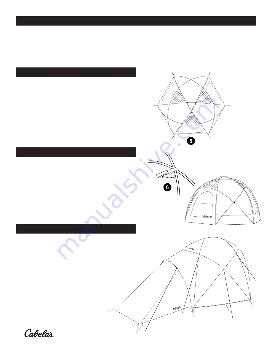 Cabela's Alaskan Guide Model Gear Manual Download Page 6