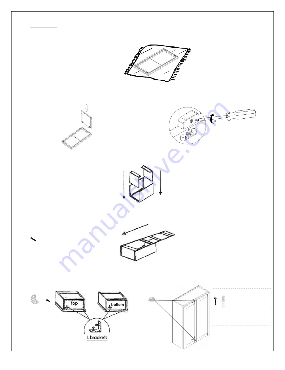 CABINETS TO GO Friendly & Myers WC1212 Assembly Instructions Download Page 3