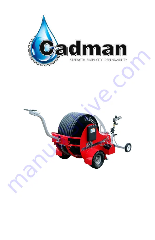 Cadman 1100 Operator'S Manual Download Page 1