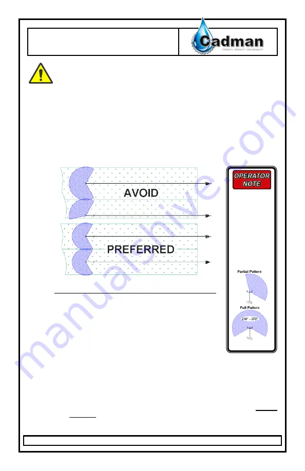 Cadman 1100 Operator'S Manual Download Page 9