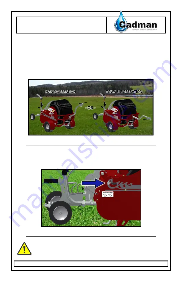 Cadman 1100 Operator'S Manual Download Page 13