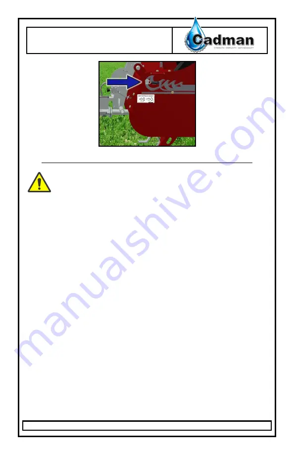 Cadman 1100 Operator'S Manual Download Page 25